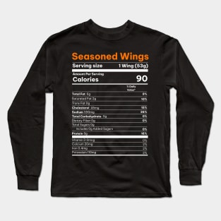 Seasoned Wings Nutrition Long Sleeve T-Shirt